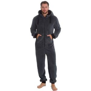 Undercover - Dikke Fleece Onesie - Heren - Met Rits en Capuchon