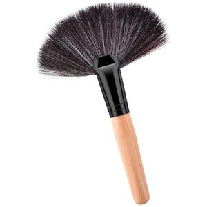 De Dichte en Zachte Synthetische Vezels Poetsborstels van het Gezichtspoeder voor Naadloze Make-upventilator Room het Mengen Borstels