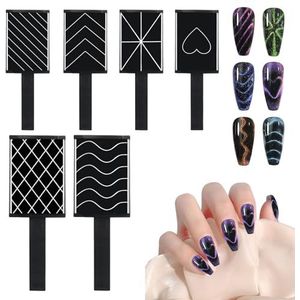 Nagelkunstgereedschap voor manicure, magneetstickset - Magnet Wand Stick voor Gel Nagellak | Draagbare nagelontwerptools Nagelkunstaccessoires voor beginners, meisjes, manicures Bexdug