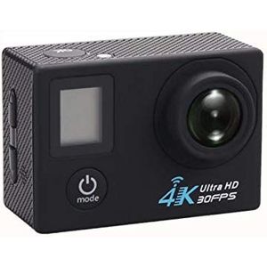 4K Dual-scherm met afstandsbediening WIFI Buitensportcamera DV Duikantenne Hd Camera waterdicht(Color:Nero)