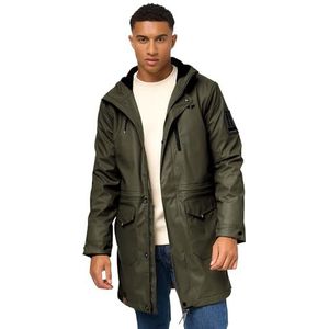 STONE HARBOUR Regenjas voor heren, waterdichte regenjas, B742, olijfgroen, XL