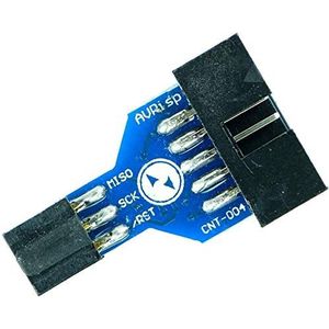 Paradisetronic.com ISP-adapter, 10-pins naar 6-pins, voor b.v. Atmel AVR, Arduino, Bascom, USBasp, ICSP
