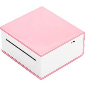 WMMNHY Mini draagbare thermische printer Bt Draadloze Pocket Printer 203DPI Ondersteuning 53mm Papierbreedte Meerdere Langulage Afdrukken Gebruik met App(Pink)
