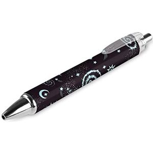 Space Galaxy Constellation Custom Pennen Balpen Intrekbare 0.5mm Fijne Punt Zwarte Inkt Schrijven Pennen Voor Office Home 1 STKS