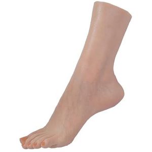 Simuleerde Vrouwelijke Siliconen Voet Model Echte Omkeerde Voet Been Model Schieten Display Props Medische Schilderen Voeten Fetish ZHZ3908(All Bones,Left Foot)