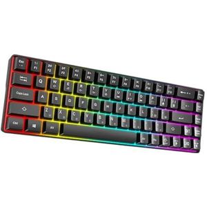 Kalttoy Compact 60Percent Mechanische Gaming Toetsenbord Stille Zeer belangrijke Draad Toetsen