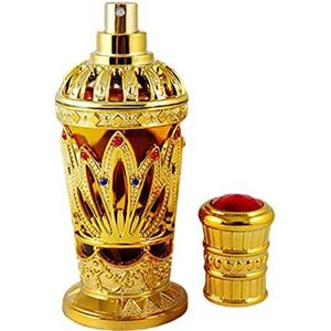 Arabische Parfums Unisex,100ml Gouden Fles Design Parfum Voor Tienermeisjes | Exotisch vanilleparfum voor mannen, Arabische geuren voor thuis, luxe vintage parfum voor een date Ulapithi
