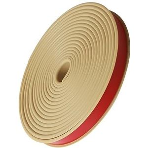 Meubelrandband, zelfklevende randafwerking, 16.4 Feet U Shape Wood Edge Banding,Plastic Edge Trim, for Cabinet Repair Restoration and Wood Veneer (Color : Red, Size : 28mm) (Color : Beige, Size : 28