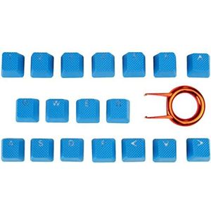 Tai-Hao rubberen achterlicht Gaming Keycap Set - 18 sleutels (Ocean Blue)