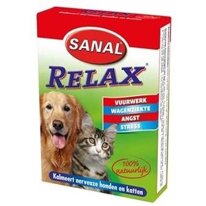 Sanal dog/cat relax kalmeringstablet 15 tabletten