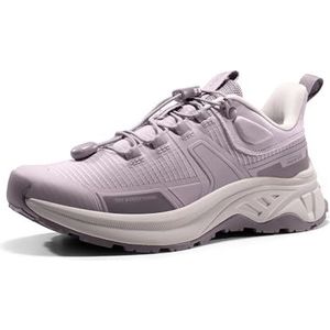 NORTIV 8 Lichtgewicht wandelschoenen voor dames, snelveters, outdoor mode sneakers, Licht Paars, 37 EU