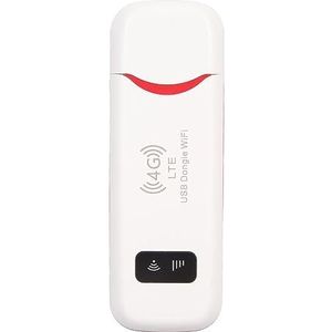 4G USB Mobiele WiFi-Router Hoge Snelheid Draadloze Netwerkrouter, Delen en USB-voeding Slimme Router voor Auto Buiten Snel en Stabiel, Draagbare WiFi-hotspot voor Telefoon,