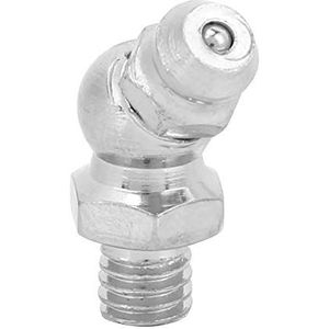 Premium Stalen Vetnippelfittingen - 10 Stks Metaalvervangende Vetpistoolmondstuk, Roestbestendig voor Automotive, Motorfiets, Industriële Toepassingen (M8 45)