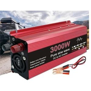 Omvormer Auto Omvormer 1000W 1600W 2200W 3000W Zuivere Sinus Omvormer Dc 12V 24V Naar Ac 110V 220V Transformator Power Converter Solar Zuivere sinusgolf (Size : 24V, Kleur : 220-230V 50HZ_3000W)