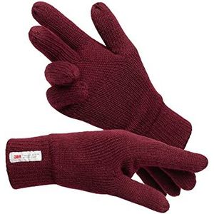 INDICODE Heren Jason Gloves | Handschoenen met fleecevoering Zinfandel mix XL/XXL