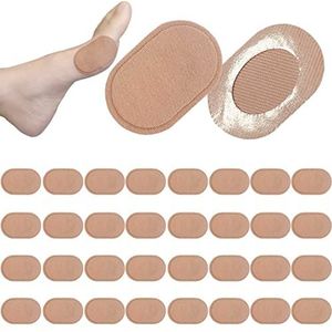 Chiroplax Bunion Kussens Pads Protector Patches Cover Bandage Hallux Valgus Tailor's Bunionette Relief Blister Schuren Wrijven Waterdicht (32 Count)