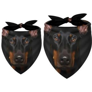 Hond Bandanas, Bruiloft Foto Prop, Vierkante Slabbetjes Huisdier Accessoires, 2-Stk, Rottweiler Hond, Hond Sjaal