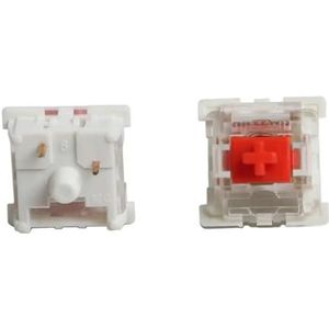 SXFSFEF SMD RGB 3-pins MX-schakelaar Bruin Blauw Rood Stil Wit Grijs OTM Voor GK61 GK64 MX Mechanisch toetsenbord Vervanging Halo Ture (Maat: 75 stuks, Kleur: Rood)