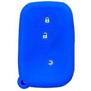 Sleutelbehuizing houder 3 Knoppen Siliconen Auto Fob Sleutel Cover Bescherm Case Shell Voor Lexus Voor GX400 RX270 CT200h ES 300h IS250 RX450h RX350 LX570 Sleutelhanger Sleutelbehuizing(7)