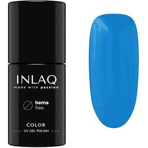INLAQ® Gel Nagellak UV LED - Verschillende Kleuren - Gellak in Pasteltinten - Gel Nail Polish - Collectie Crazy Rainbow - Kleur Denim 6 ml