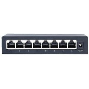 1000 Mbps Ethernet Switch 8 Port Smart Switch Hub RJ45 High-Performance Plug and Play