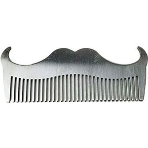 DieffematicSZ kam Grooming Template Tool Styling Comb Stainless Steel (Color : Silver)