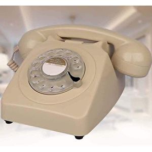 Telefoon Thuistelefoon Wild Hout Retro Telefoon Draaiknoptelefoons/Retro-stijl Telefoon/Vintage Telefoon/Klassieke Bureautelefoon Met Draaikiezer Gebruikt Standaard Telefoonaansluiting Telefoon Voor