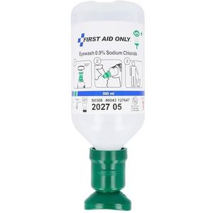 First Aid Only P44011 00 Oogspoelfles, 500 m, natriumchlorideoplossing (0,9%)