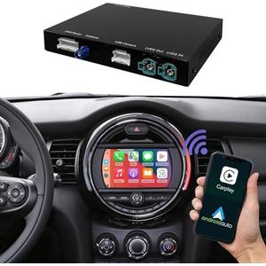 Road Top CarPlay Retrofit Kit Decoder Draadloze CarPlay Android Auto voor BMW Mini Cooper One Hatch Clubman F55 F56 F54 F57 NBT-systeem 2014-2018 Jaar