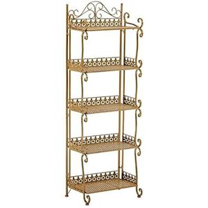 Boekenkast Boekenplank Boekenrek 5-Tier Opvouwbare Boekenplank Ijzer Art Nordic Moderne Eenvoudige Woonkamer Partitie Boekenplanken Landing Originaliteit Boekenkast Staande Plank Studeerkamer