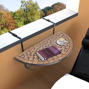 gebruikte Howe Verrijdbare Klaptafel Half Rond 180*90 Klaptafel