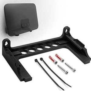 MOBILEFOX Wandhouder geschikt voor Telekom Speedport Smart 4 | 4 Plus Router, wandhouder, wifi-houder met kabelbeheer, dual band