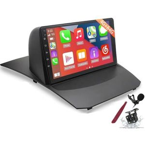 Android 15 Autoradio voor F-ord Fiesta (2009-2017) 9 inch 2K-aanraakscherm 2000 * 1200 Android hoofdunit multimedia speler met Carplay, GPS-navigatie, BT, 5G WiFi, DSP,K3 pro