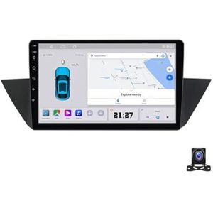 Wireless Carplay Screen for Car & Android Auto Head Unit Compatible with BMW X1 E84 2009~2012 Touchscreen 9 Inch Double Din Car Stereo with Backup Camera Navigation 4G RDS,C30 Pro