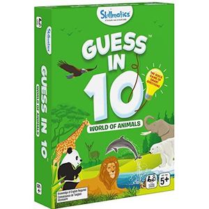 Spin Master Games Skillmatics Guess in 10 educatief bordspel, voor gezinnen en kinderen vanaf 5 jaar, dieren