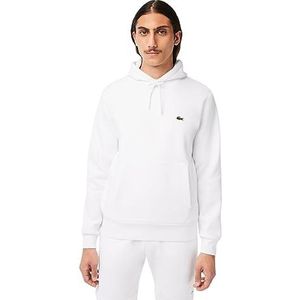 Lacoste Sh9623 hoodie heren,Wit,L