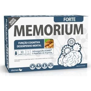 Dietmed Memorium Forte - 30 x 15 ml ampullen | met Ashwaganda KSM66 & Arginine Aspartaat | 1 dag