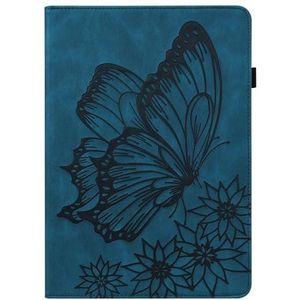 Tablet PC-hoes PU Lederen Hoes Flip Portemonnee Beschermhoes Vlinder Reliëf Beschermhoes Kaartsleuf Tablet Pc Hoes Geschikt Compatibel Met Lenovo Tab P12/voor Lenovo Tab Pad Pro 12,7 Inch Bescherming(