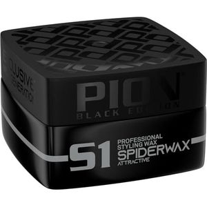 Pion Black Edition S1 Spider Professional Hair Styling Wax 175 ml - aantrekkelijke professionele haarstyling wax