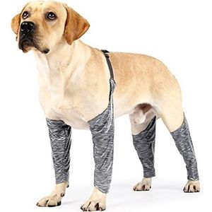 Herstelhoes Voor Hond, Mouw Voor Achterbenen, Shirt Voor Hond Vuilbestendig, Urinebestendig Been, Steunbandage Voor Honden? Honden Polsband (XL)