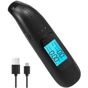 Draagbare Alcoholtester - Professionele Alcoholdetector - LCD-scherm - Rijtest Onder Invloed