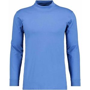 RAGMAN Heren opstaande kraag shirt lange mouwen, saffier-746, XL