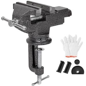 360 Rotatie Bankschroef Houtbewerking Tafel Gietstaal Vise Huishoudelijke Tool Zwart Mulitifuncation Werken Tafel Grinder Klemmen