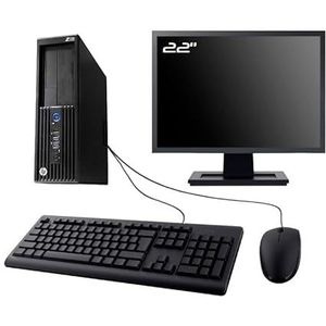 PC HP Workstation Z230 SFF display 22 inch Intel I5-4570 RAM 16 GB SSD 480 GB W11 WiFi (gereviseerd)