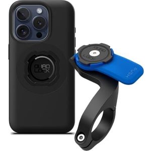 Quad Lock Out Front Stuur Fiets Telefoonhouder Kit met MAG Telefoonhoes voor iPhone 15 Pro