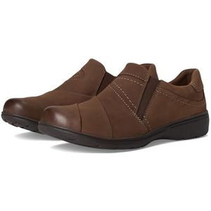 Clarks Carleigh Abby loafer, paddenstoel Nubuck, 4,5 UK