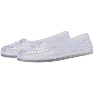 Steve Madden Dames Gyzmo Ballet Flat, Helder, 34 EU, Transparant, 41 EU