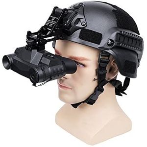 Nachtzichtbril, G1 Helm Nachtkijker NV Verrekijker 1920x1080P 940nm IR Head Mount Oculair infrarood Airsoft Nachtkijker apparaat voor kamperen en jagen(Color:G1-940nm IR-Helmet)