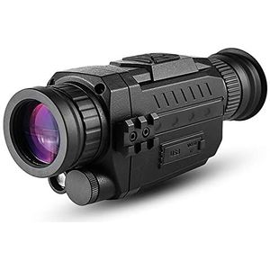 Nachtkijker, Totale Duisternis Zie Helder, 1,54 Inch Scherm, 200M Kijkafstand, 5x Optische Zoom, For Jachtspionuitrusting (Color : Black)