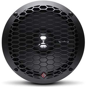 Rockford Fosgate PPS4-8 Punch Pro Single 8"" 4-Ohm Single Component Midrange Luidspreker 125 Watt RMS/250 Watt Piek - Zwart
